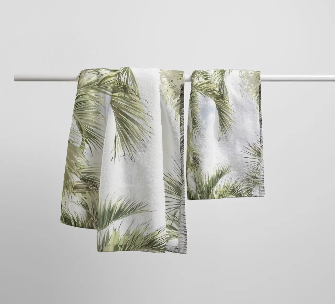palme cielo tropicale lasciare asciugamano da bagno da Jennifer R Spyhalski