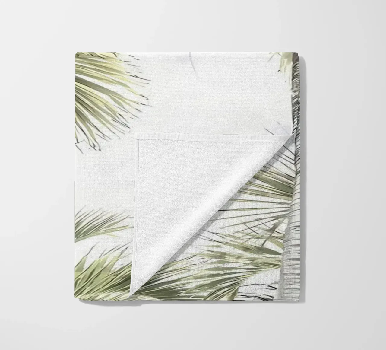 palme cielo tropicale lasciare telo mare da Jennifer R Spyhalski