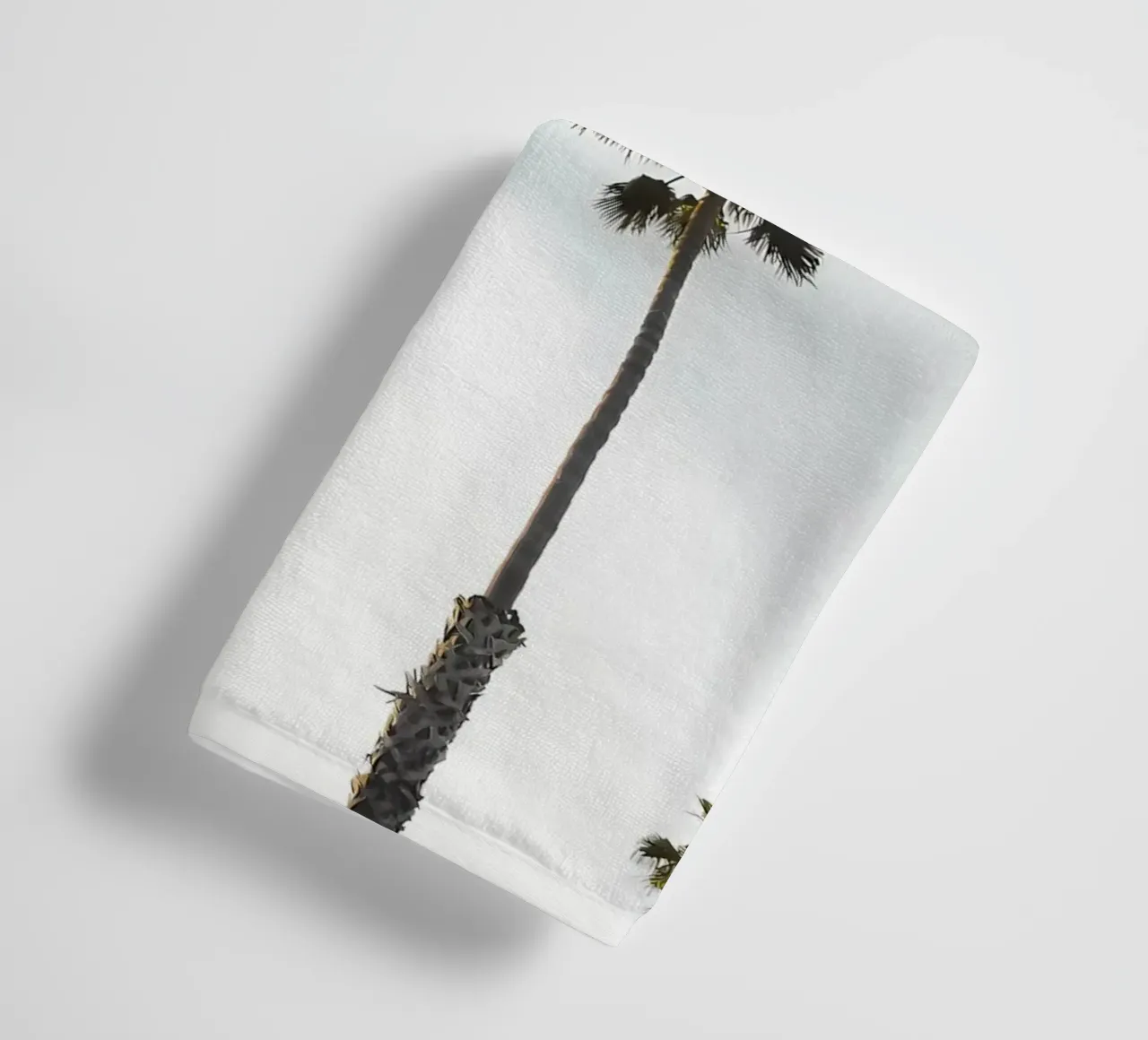 palm trees sky tall trees nature towel by Jennifer R Spyhalski