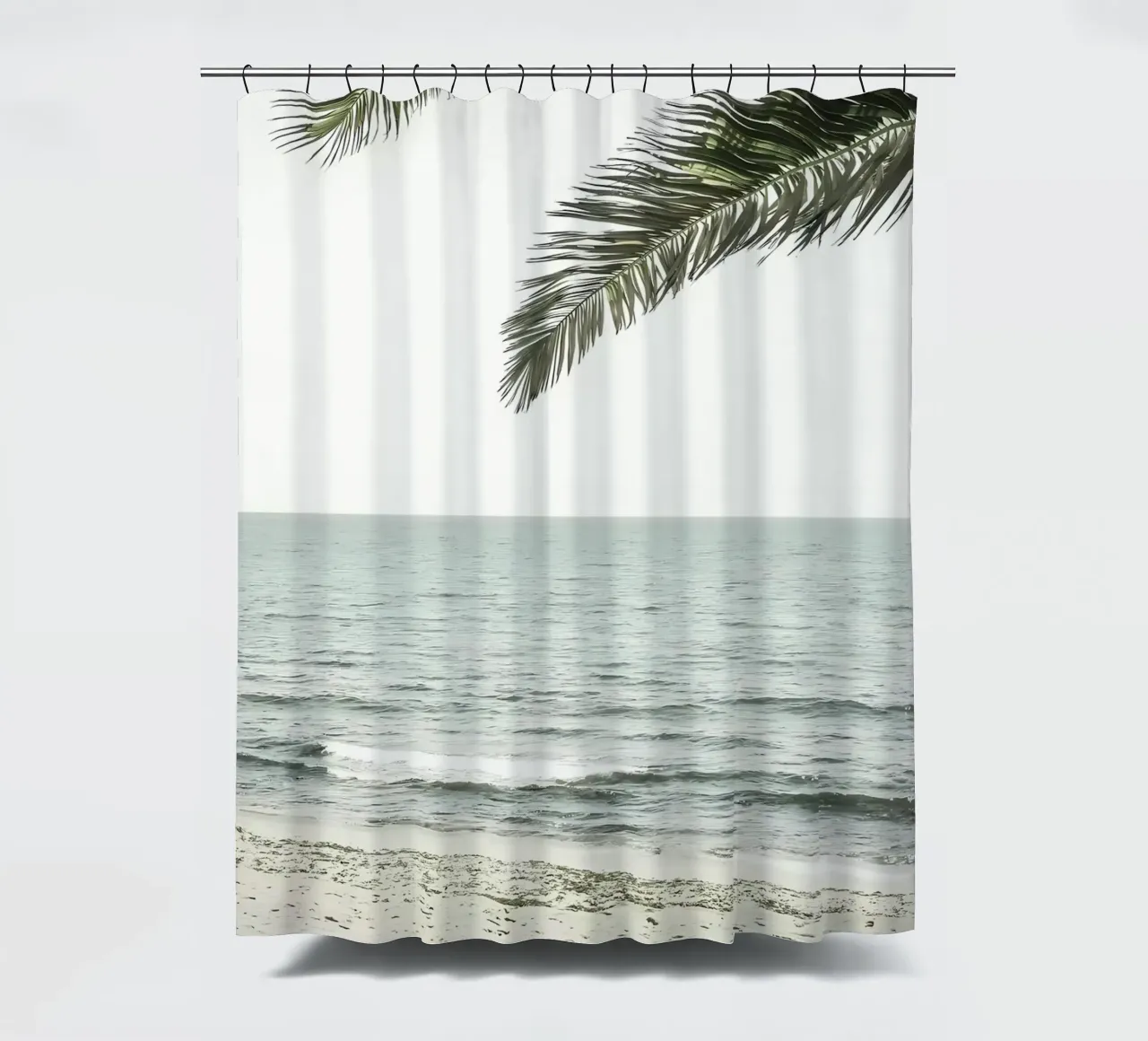 beach ocean sea shower curtain by Jennifer R Spyhalski