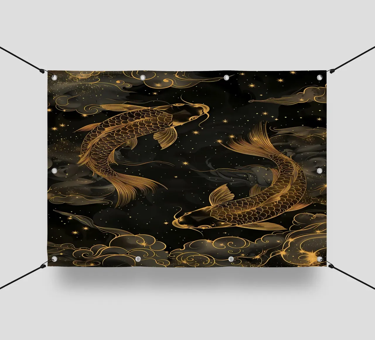 fish koi goldfish aquatic pvc cover by MountainShop