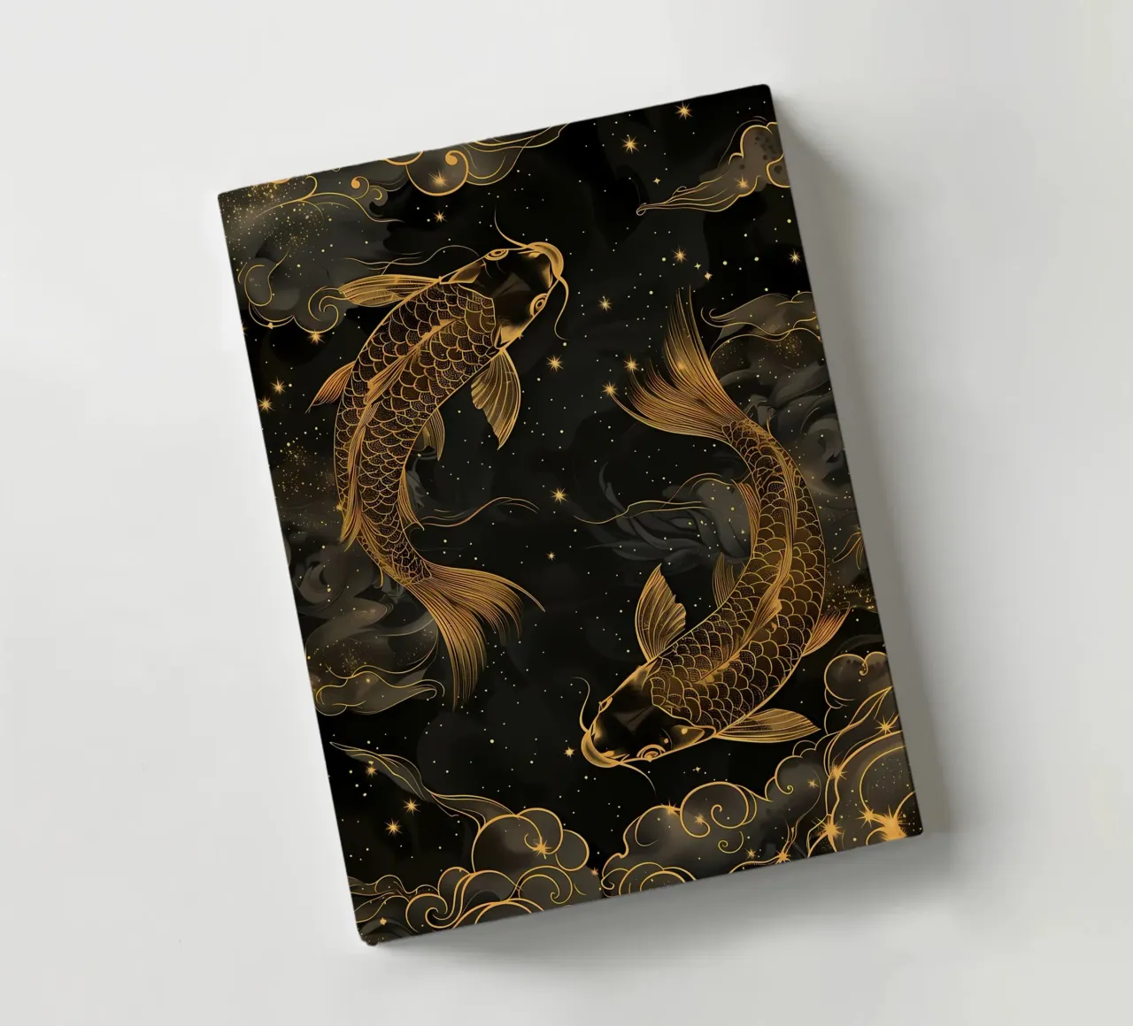 fish koi goldfish aquatic notebook by MountainShop