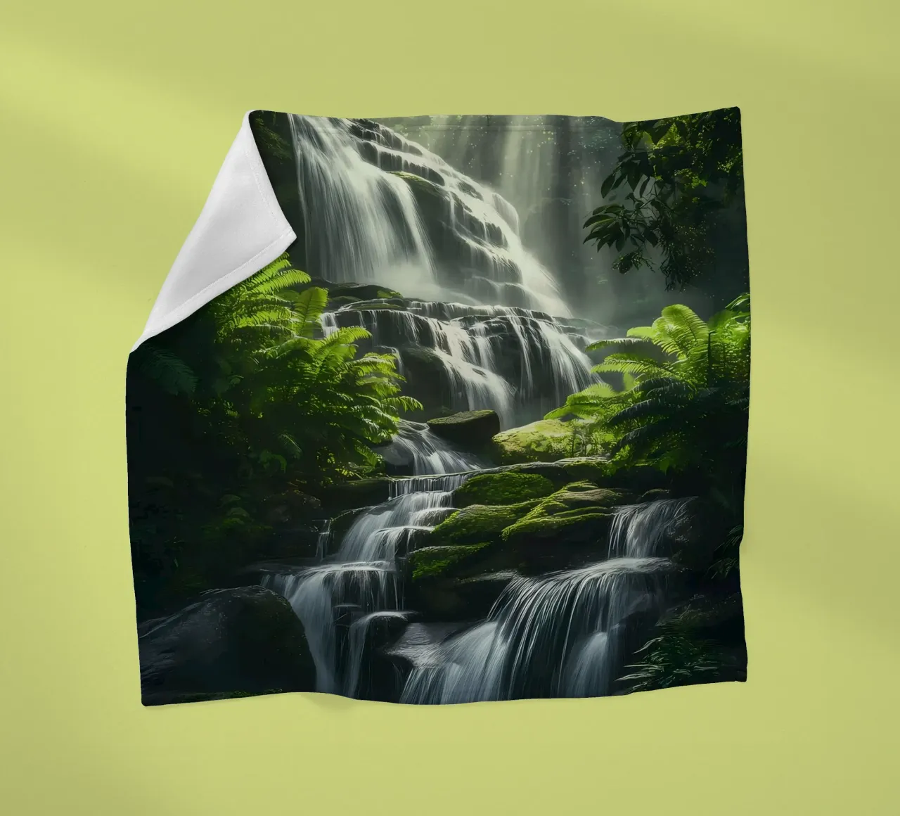 cascata foresta tropicale coperta in pile da MountainShop