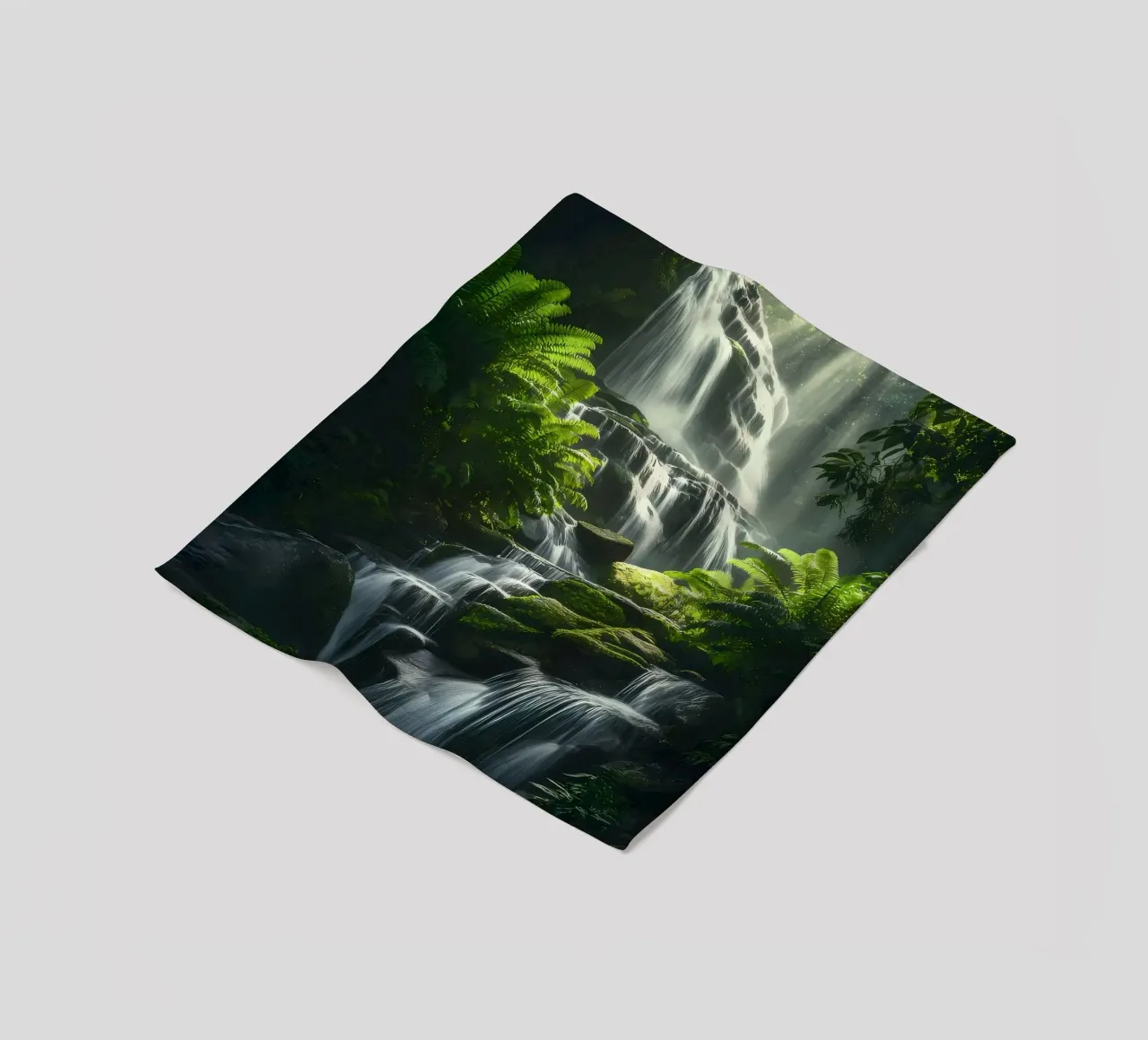 cascata foresta tropicale coperta in pile da MountainShop