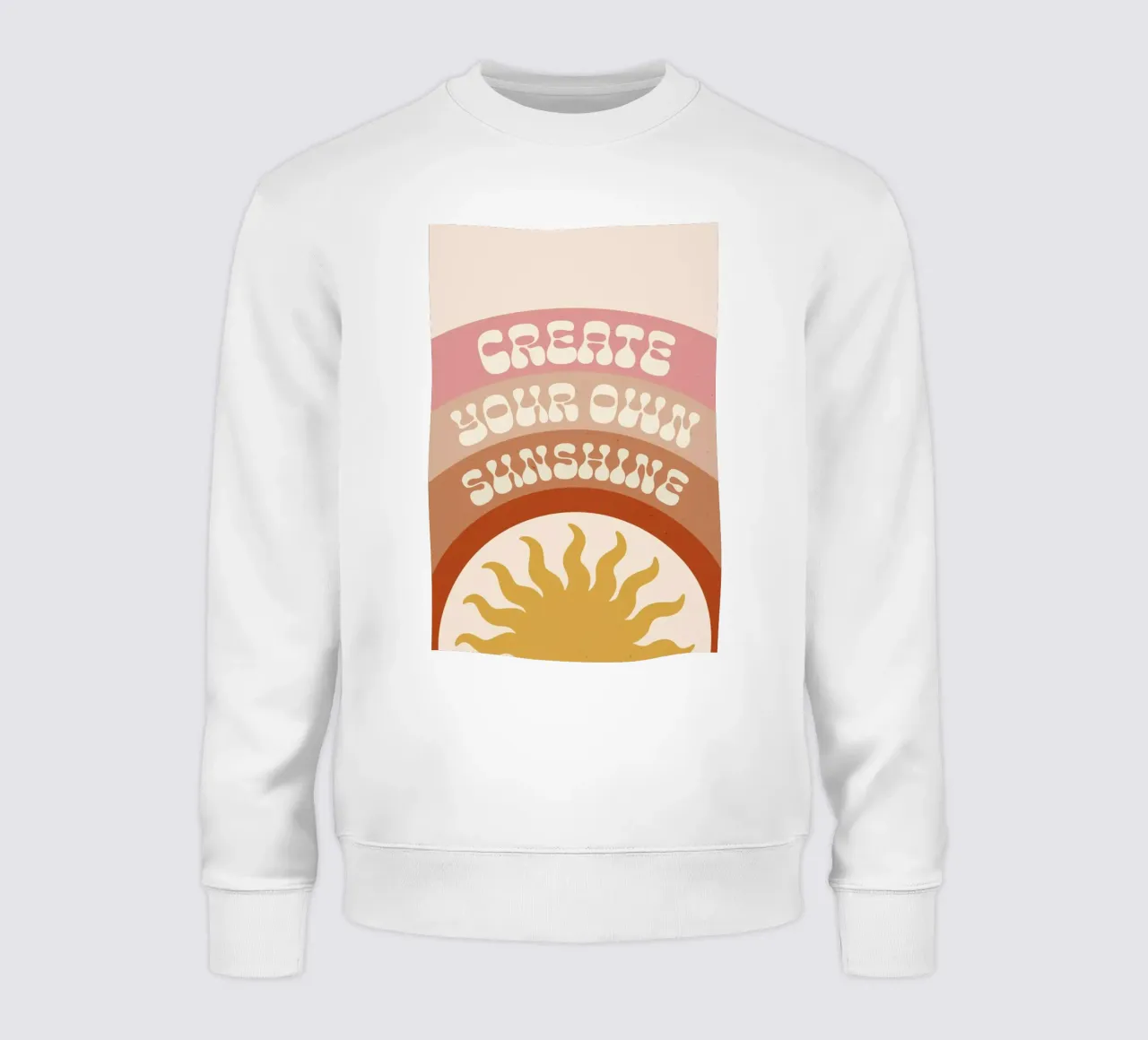 Create Your Own Sunshine felpa da cafelab