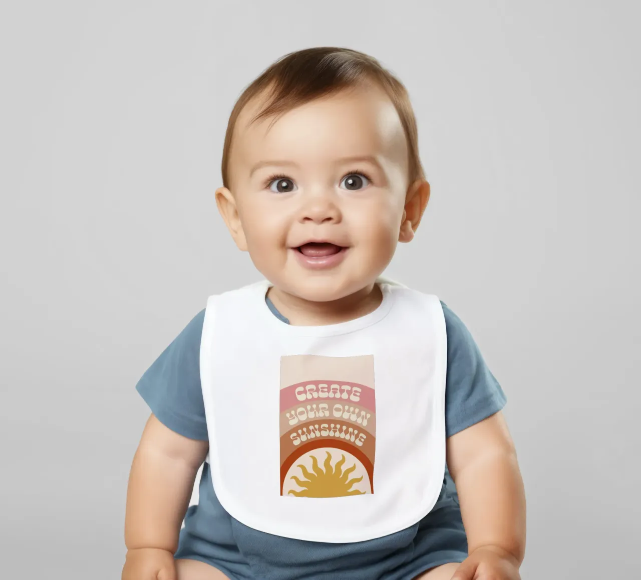 Create Your Own Sunshine Babylätzchen von cafelab