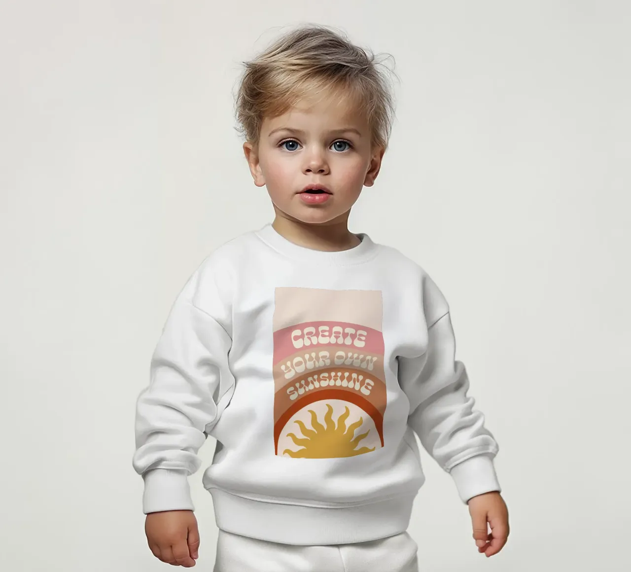 Create Your Own Sunshine felpa neonato da cafelab