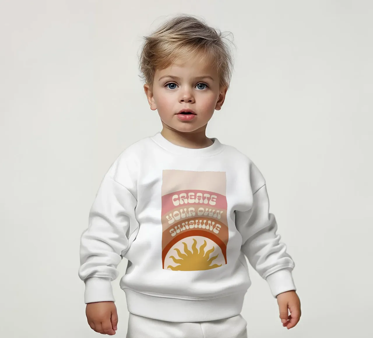Create Your Own Sunshine felpa neonato da cafelab
