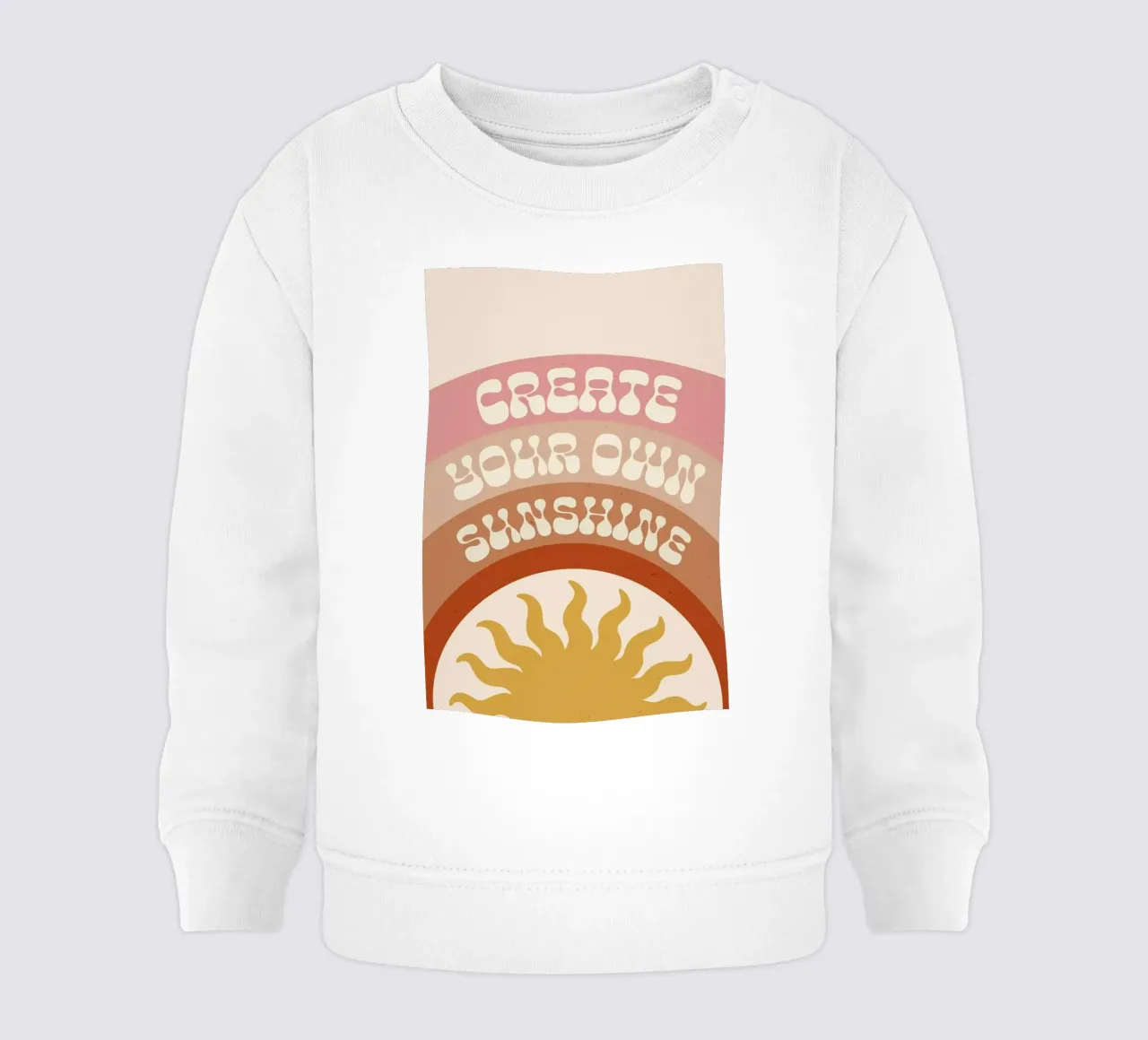 Create Your Own Sunshine felpa neonato da cafelab