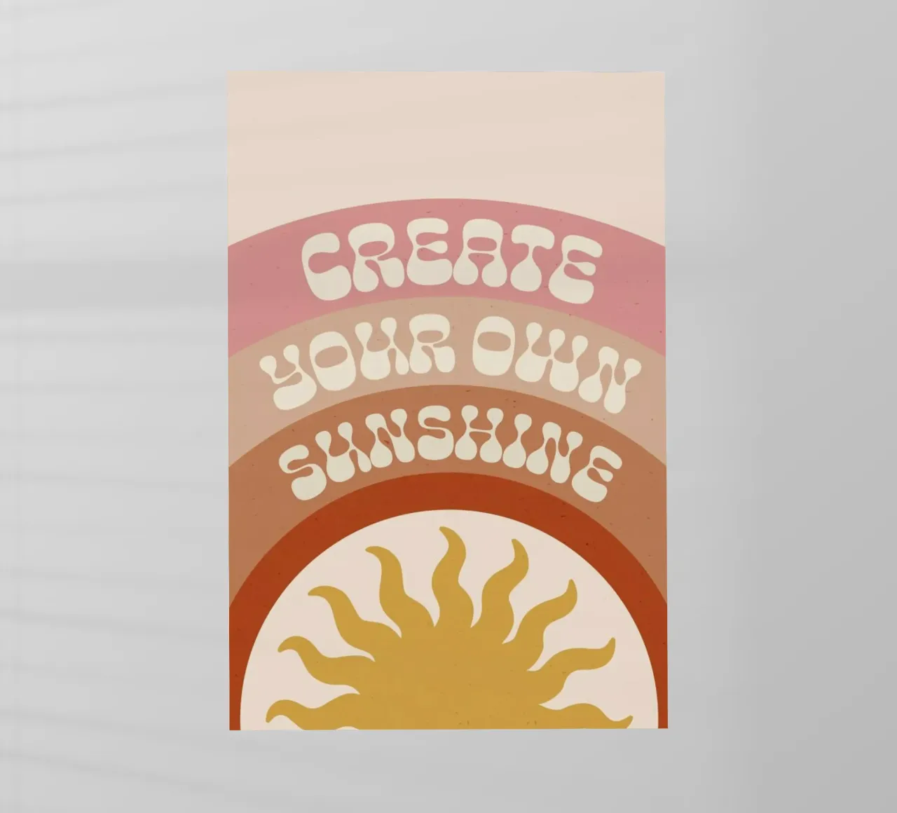 Create Your Own Sunshine pellicola backlit da cafelab