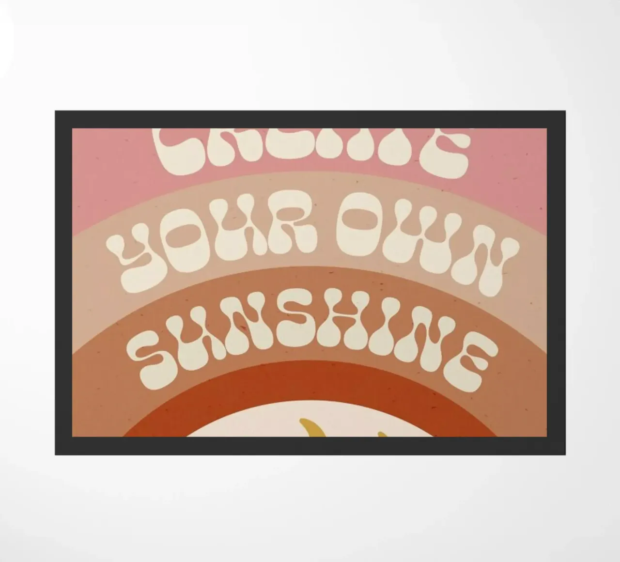 Create Your Own Sunshine Fußmatte von cafelab