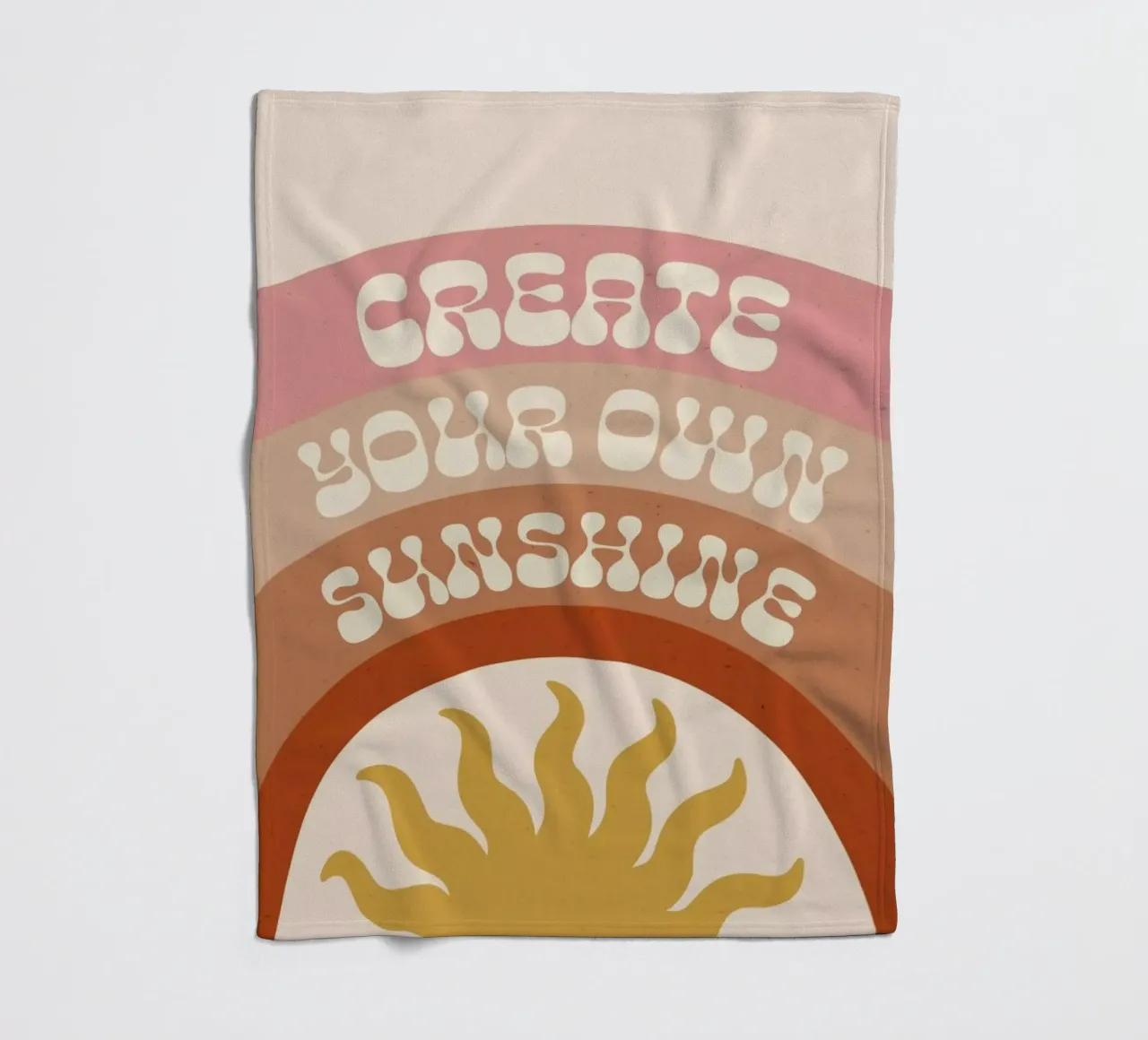 Create Your Own Sunshine coperta in pile da cafelab