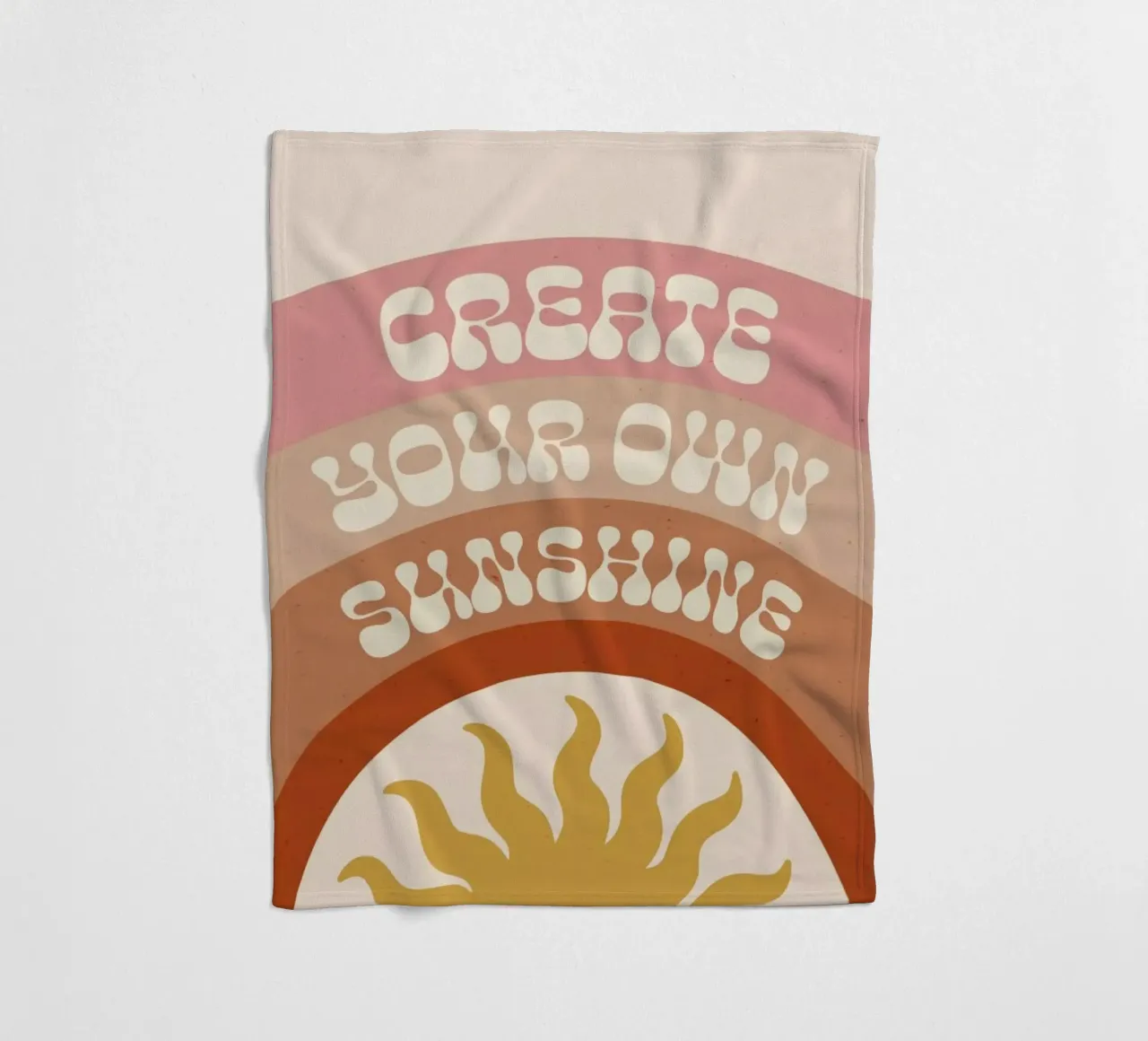 Create Your Own Sunshine coperta in pile da cafelab