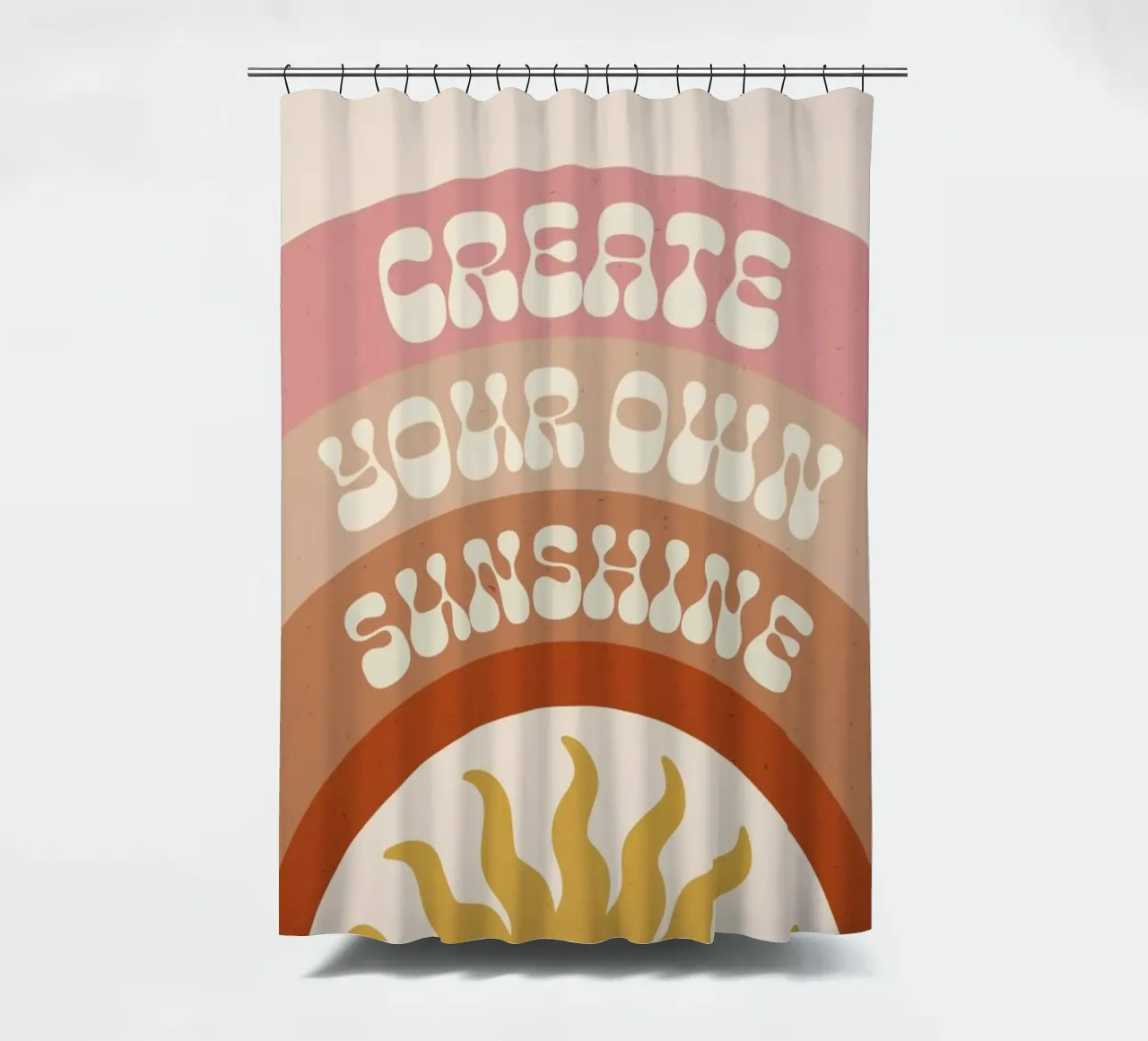 Create Your Own Sunshine shower curtain by cafelab