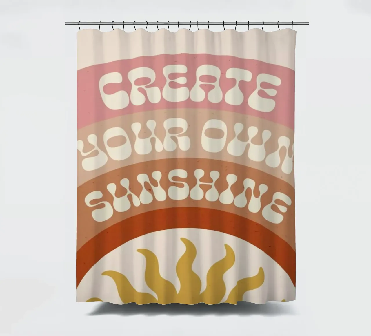 Create Your Own Sunshine shower curtain by cafelab