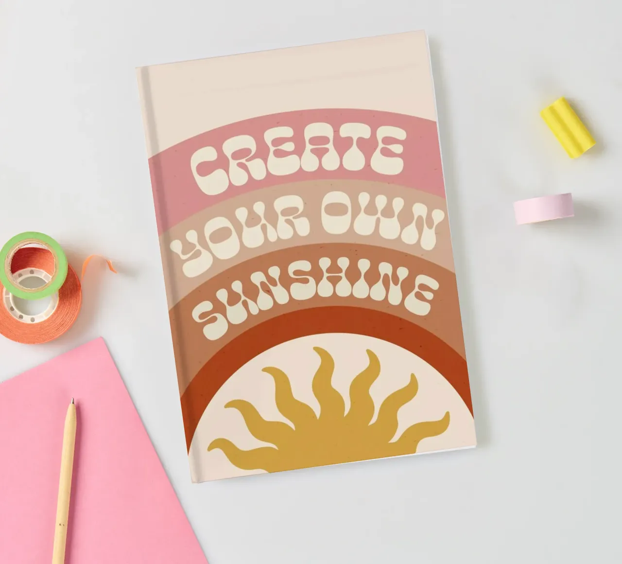 Create Your Own Sunshine notitieboek van cafelab