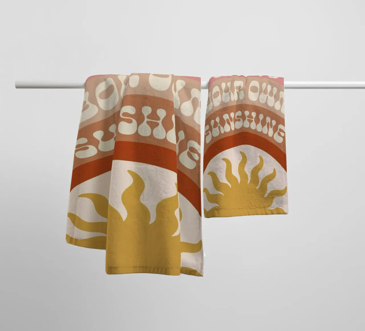 Create Your Own Sunshine asciugamano da bagno da cafelab