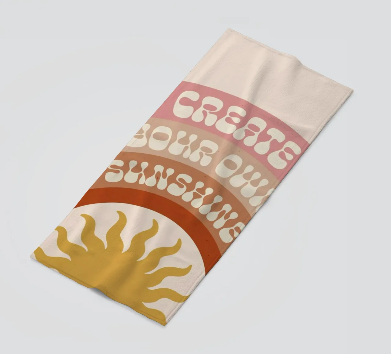 Create Your Own Sunshine telo mare da cafelab