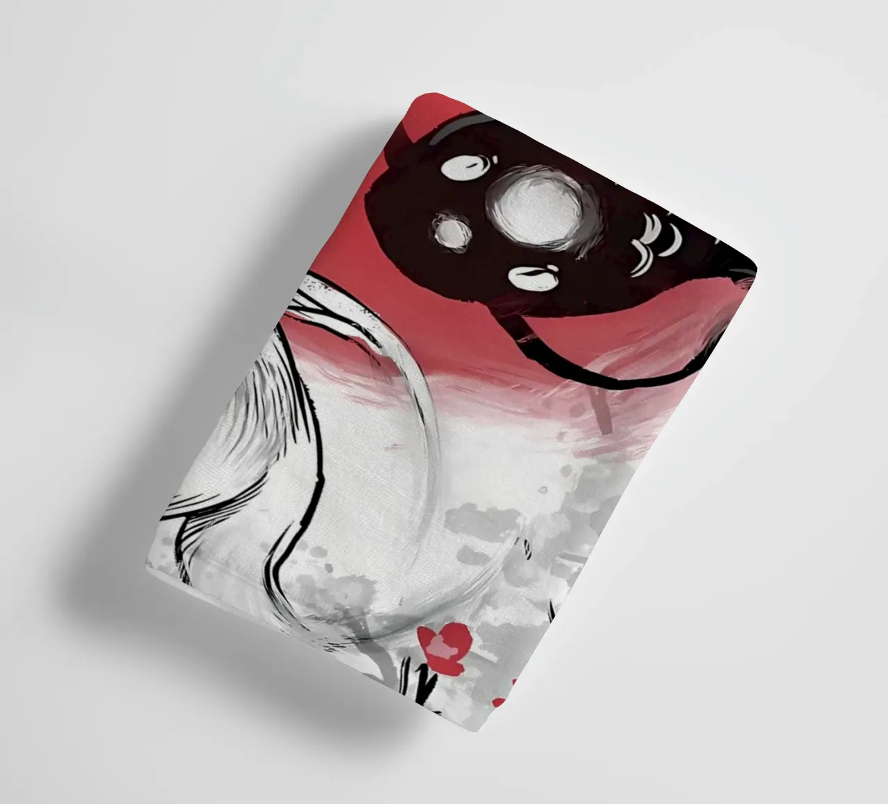 yin-yang koi fish balance towel by MountainShop