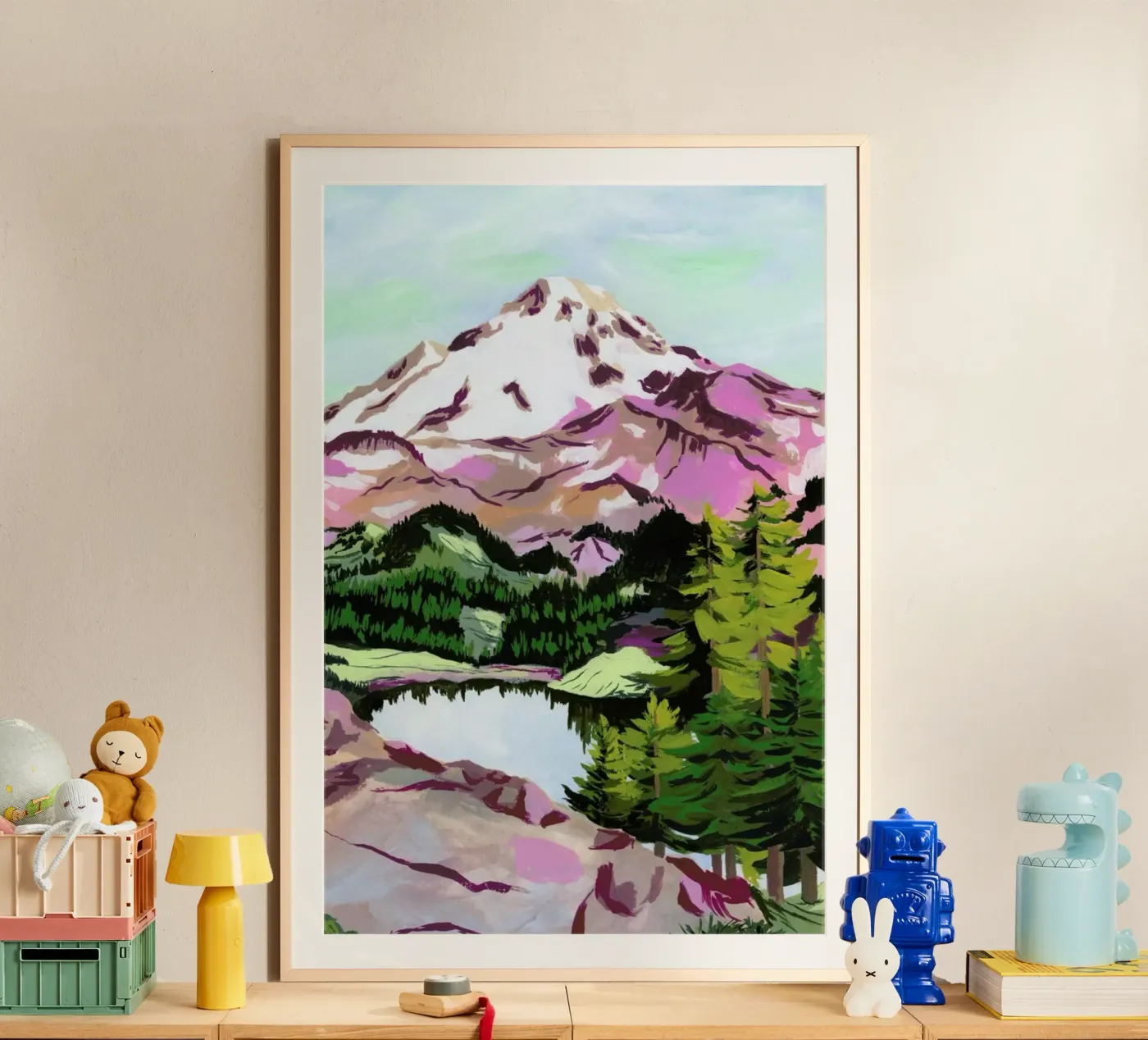 Chain Lakes poster by Sarah Gesek