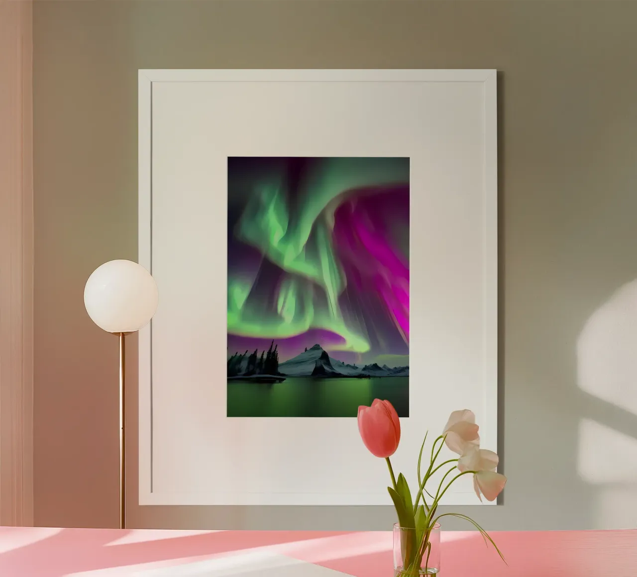 aurora borealis northern lights hahnemühle by Jennifer R Spyhalski