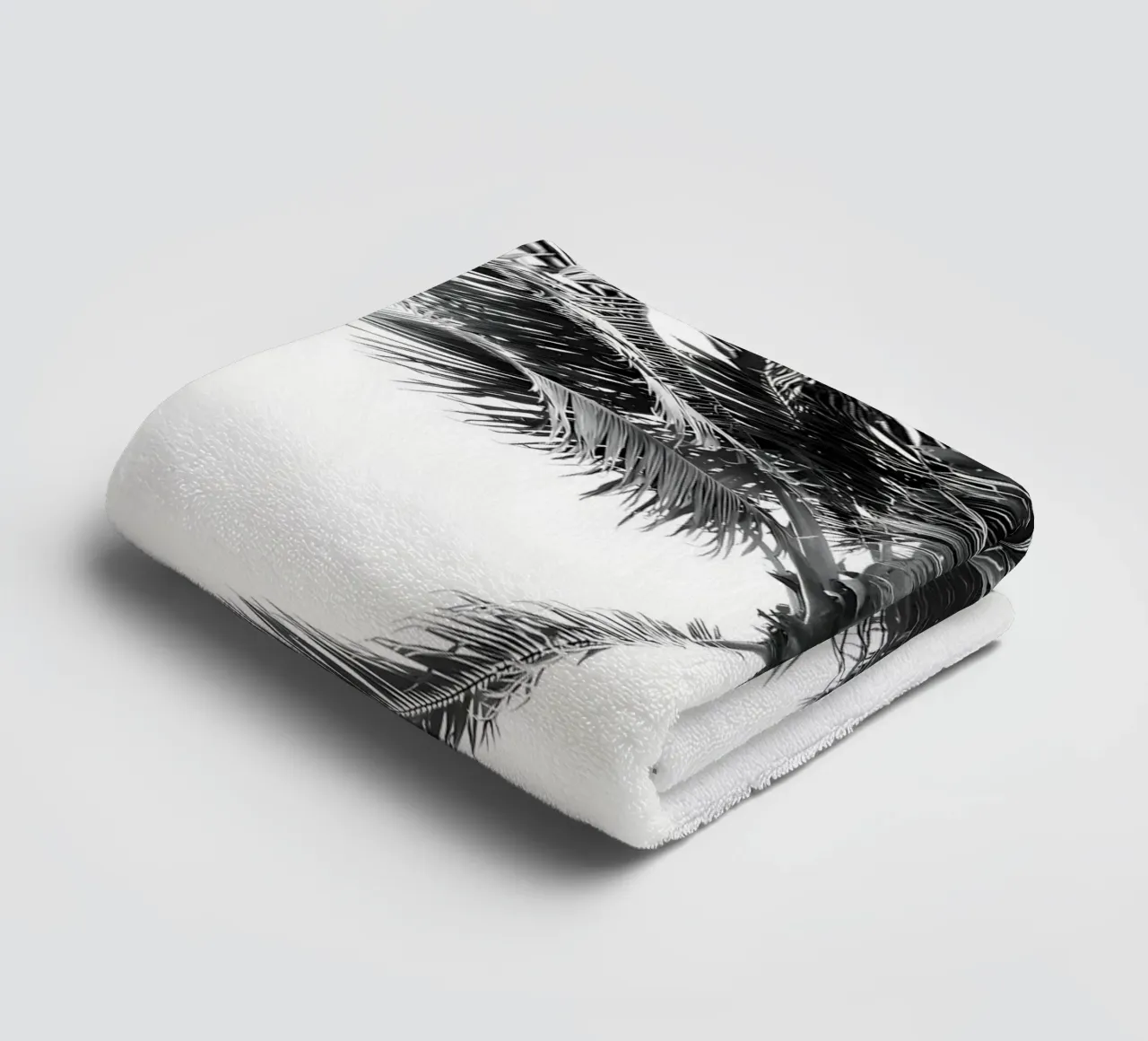 palm tree coconut tree towel by Jennifer R Spyhalski