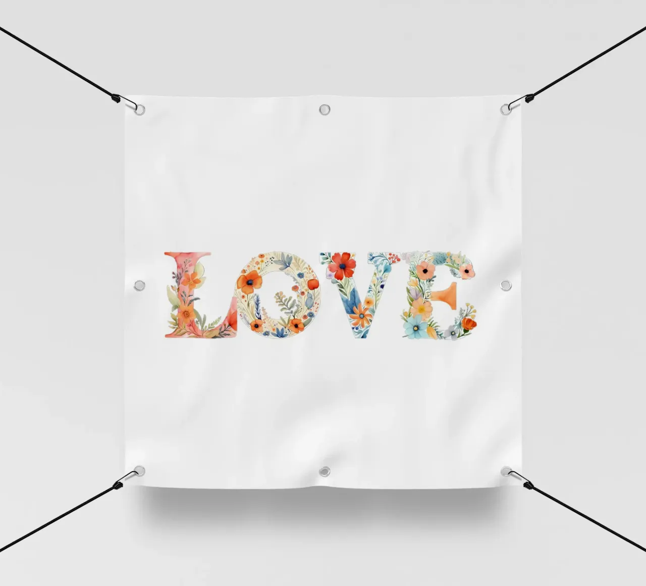 parola amore telo in pvc da planetaB