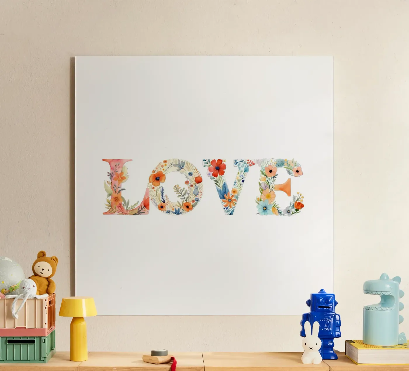 parola amore plexiglass da planetaB