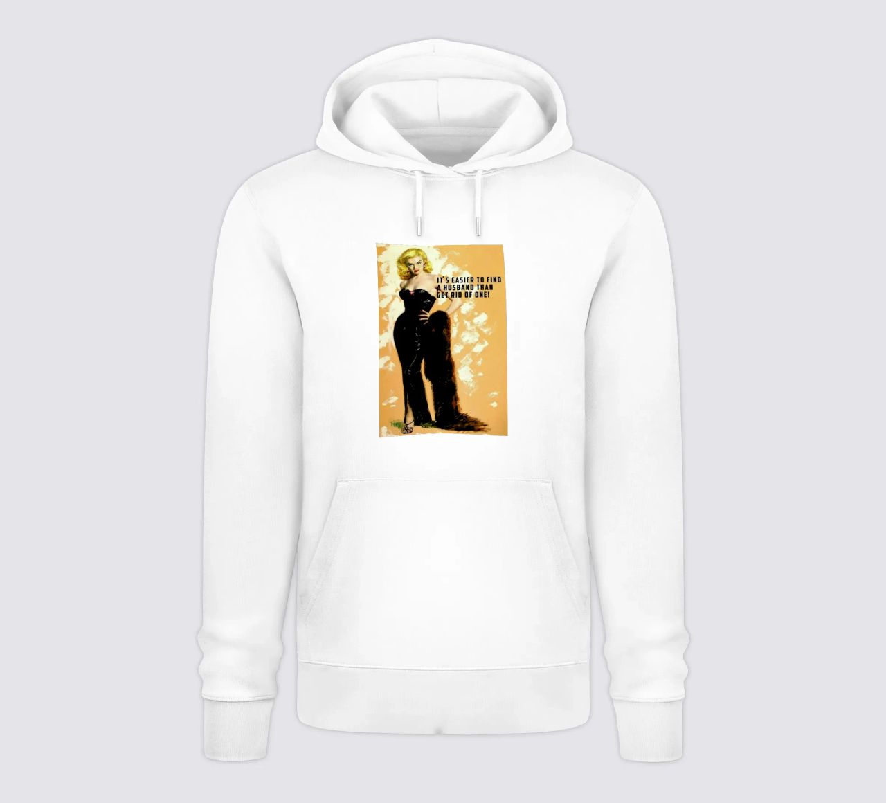 It's Easier To Find A Husband felpa con cappuccio da Gallery Print and Art Limited