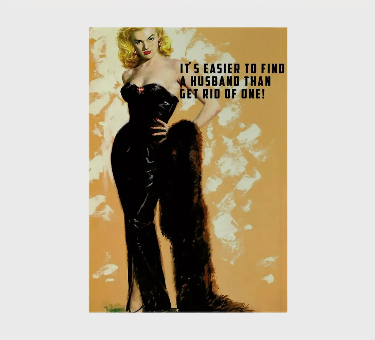 It's Easier To Find A Husband notitieboek van Gallery Print and Art Limited