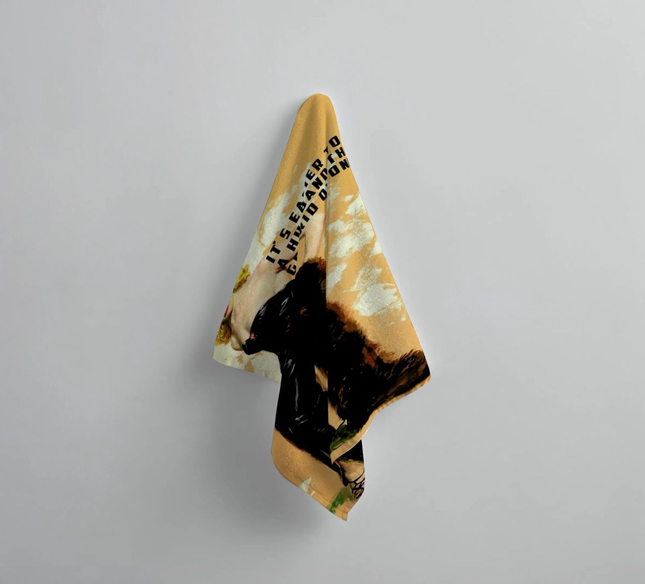 It's Easier To Find A Husband serviette de bain de Gallery Print and Art Limited