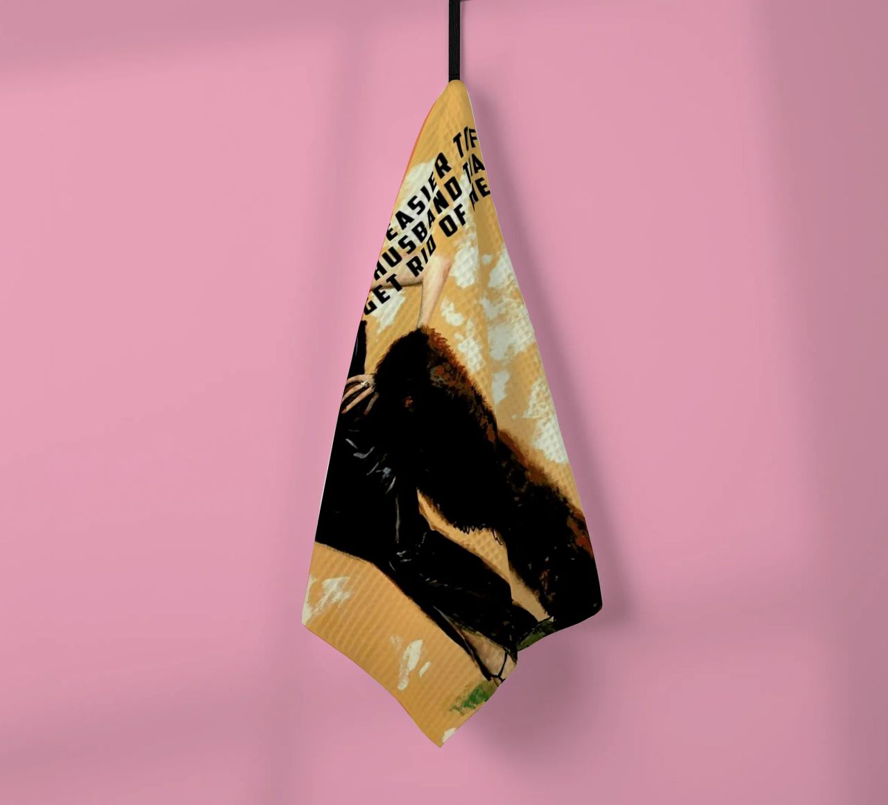 It's Easier To Find A Husband torchon de Gallery Print and Art Limited