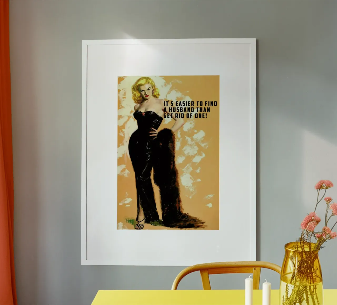 It's Easier To Find A Husband poster de Gallery Print and Art Limited