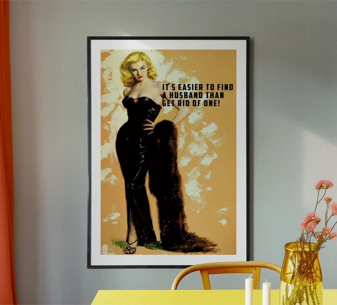 It's Easier To Find A Husband Poster von Gallery Print and Art Limited