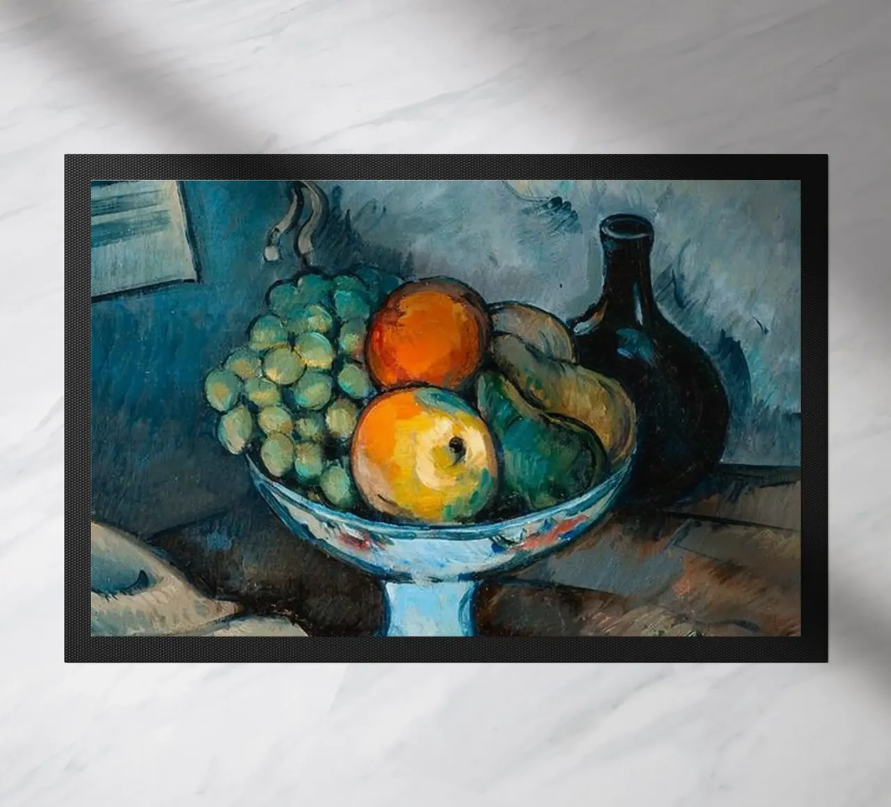 piatto di frutta in tavola zerbino da eternal nino