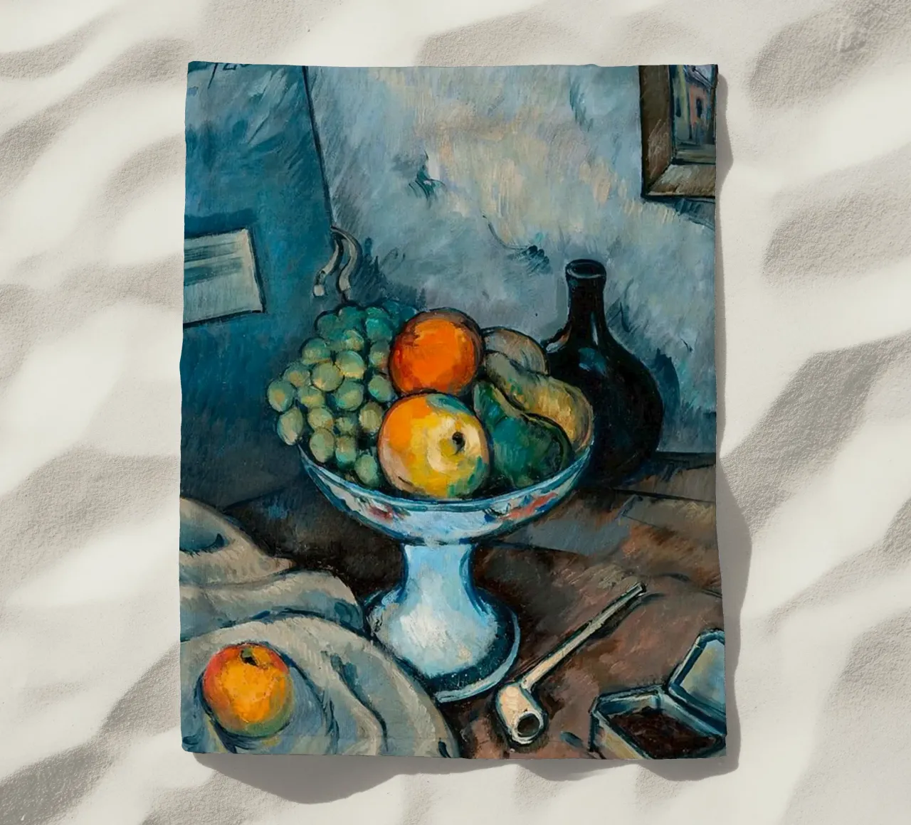 fruit dish on the table beach towel by eternal nino