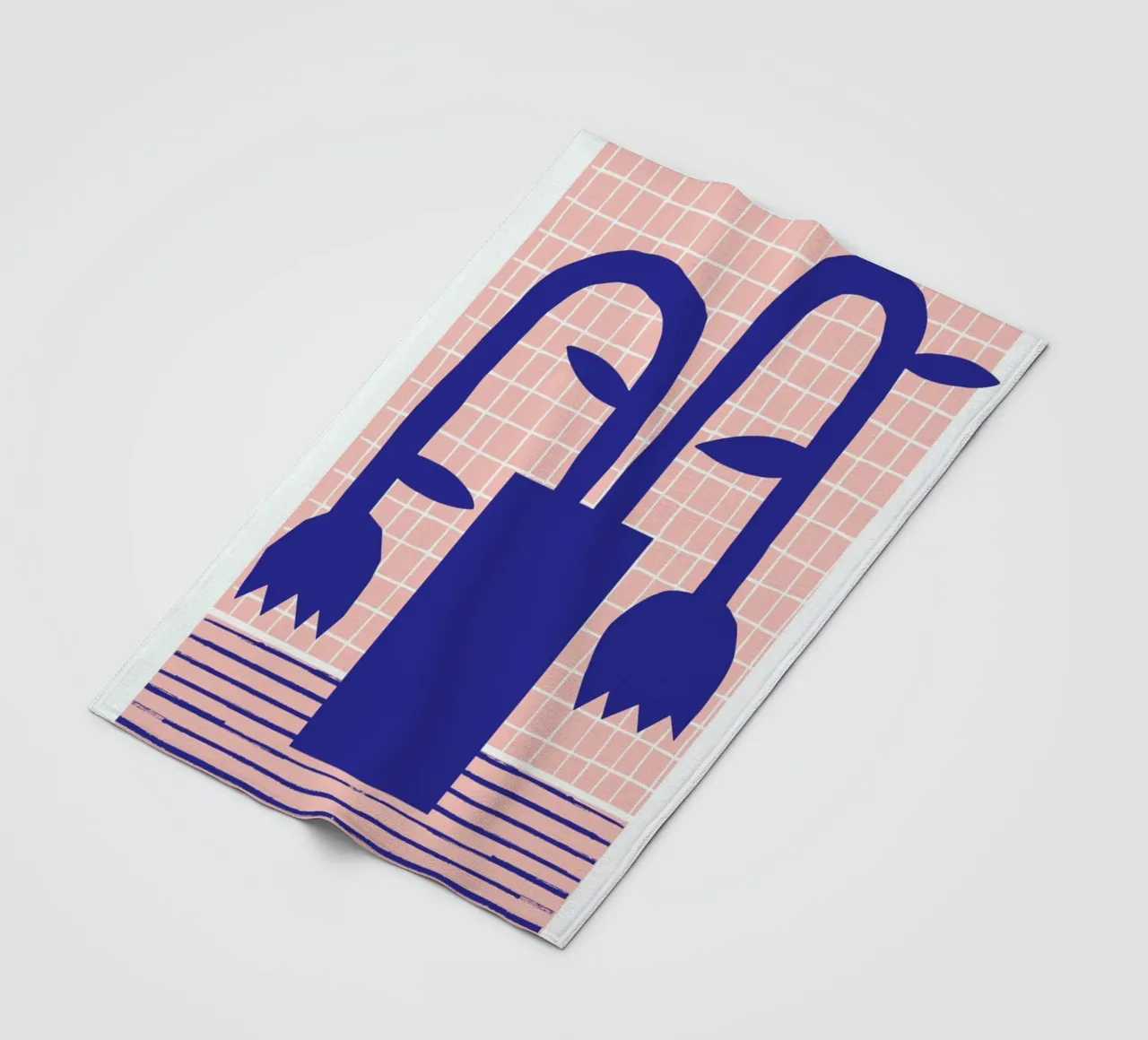 Vase and Checkers 2 coperta in pile da Pure