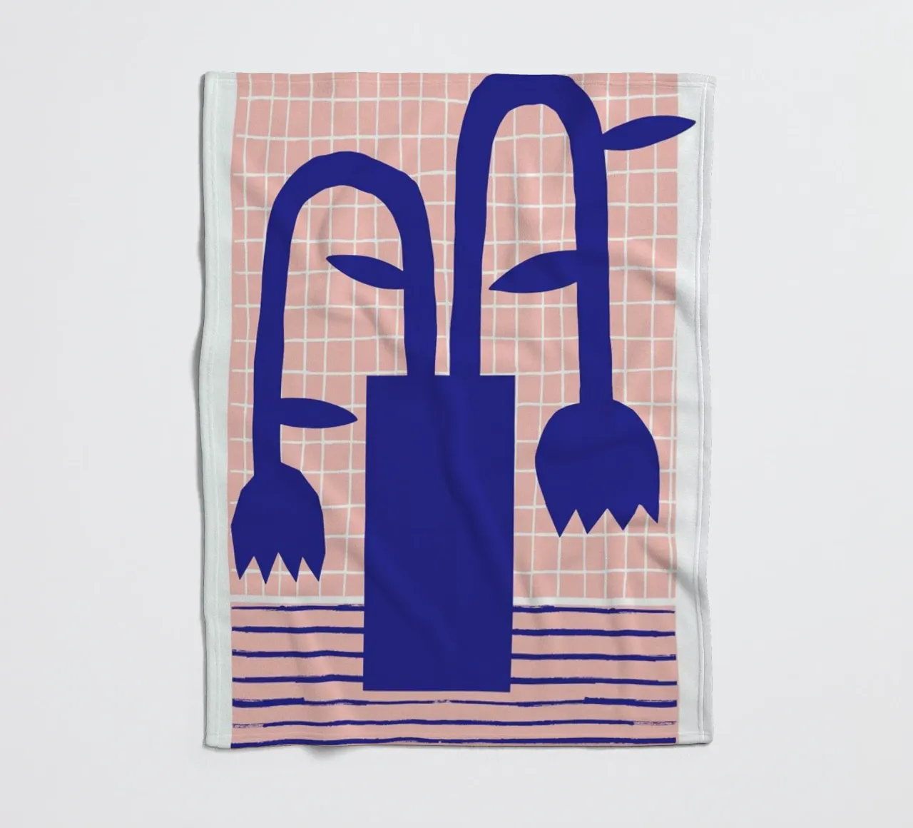 Vase and Checkers 2 coperta in pile da Pure