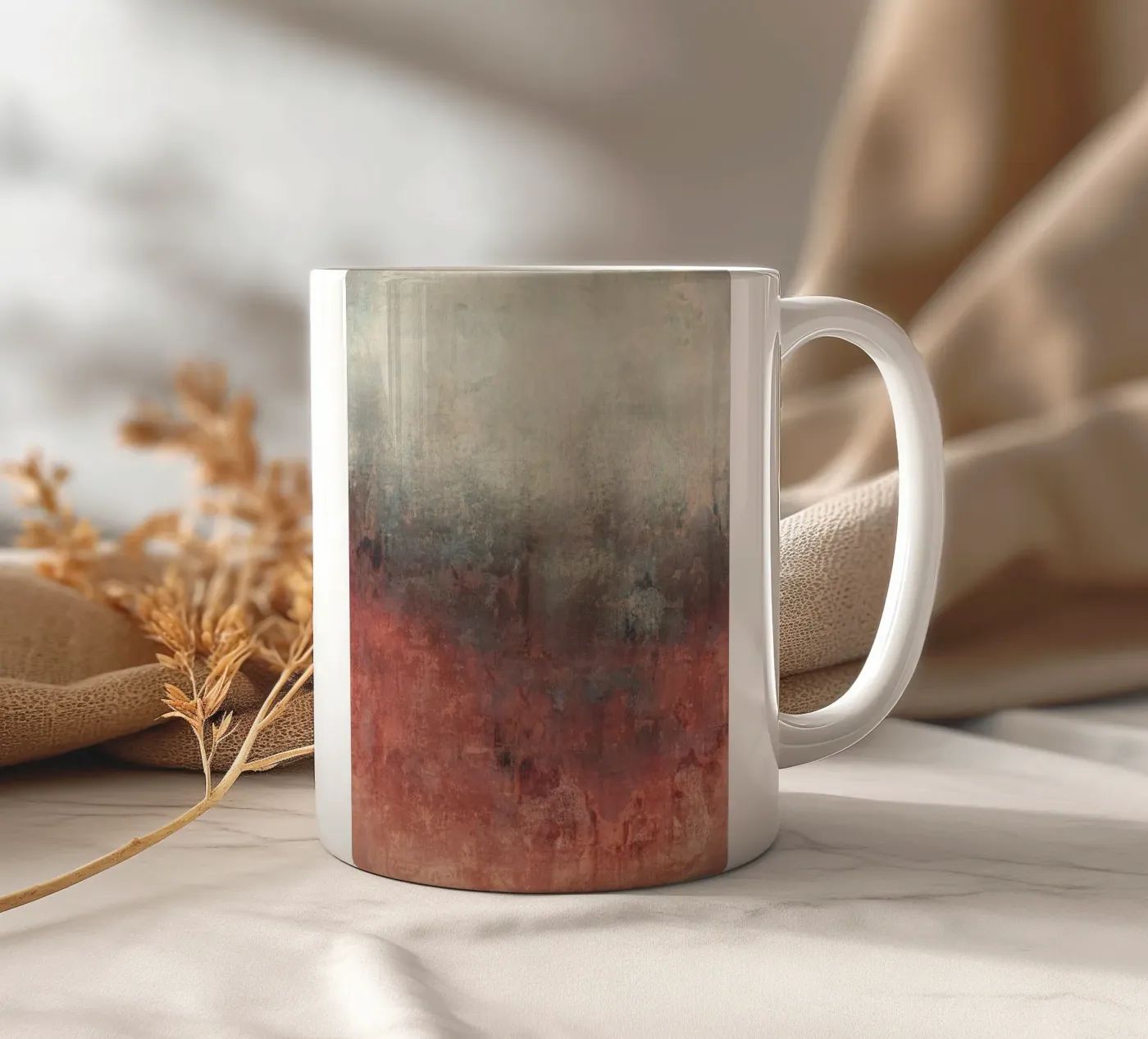 Fire ceramic mug by adrianooliveira