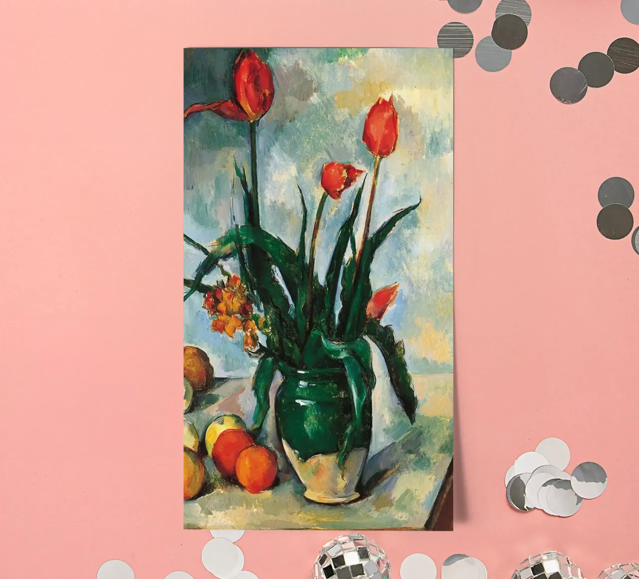 vaso di fiori per la decorazione della tavola foglio adesivo da eternal nino