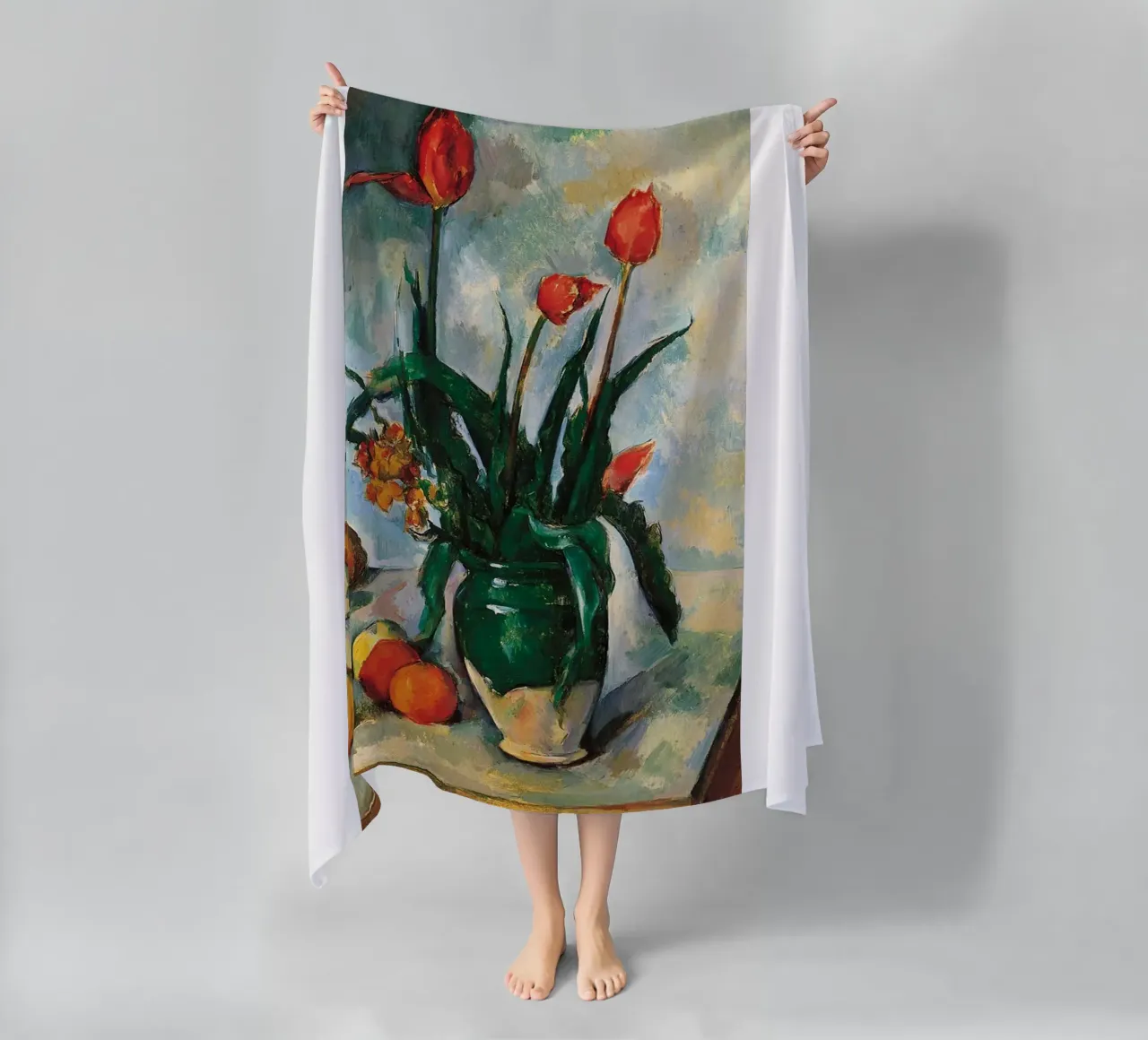table decoration flower vase beach towel by eternal nino