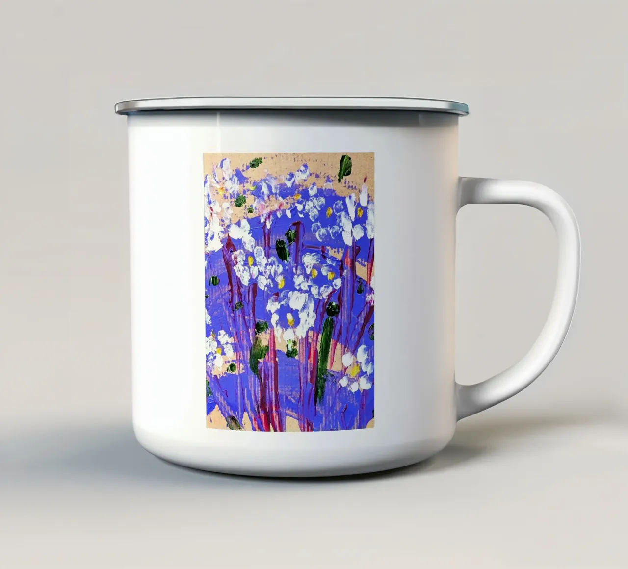I can buy myself flowers tazza in smalto da sum2proveDesign