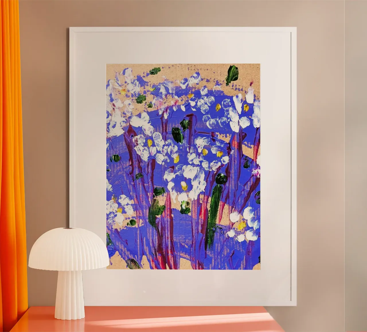 I can buy myself flowers poster con telaio in alluminio da sum2proveDesign