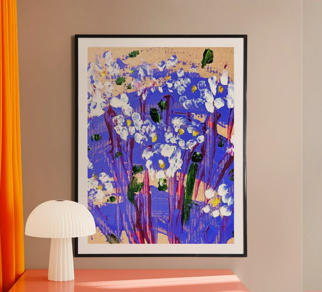I can buy myself flowers poster con telaio in alluminio da sum2proveDesign