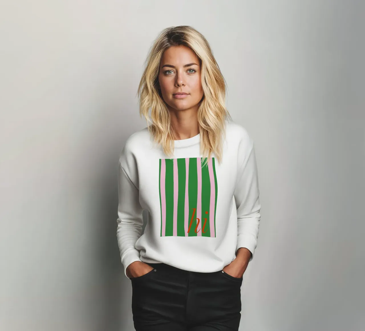 Hi stripes felpa da Attaboy Dsgn