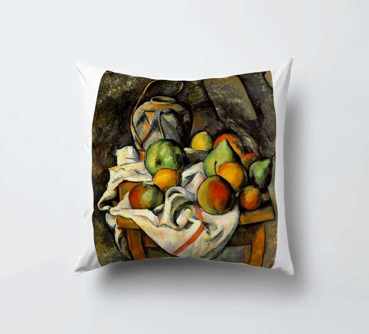frutta in tavolo di legno cuscino da eternal nino