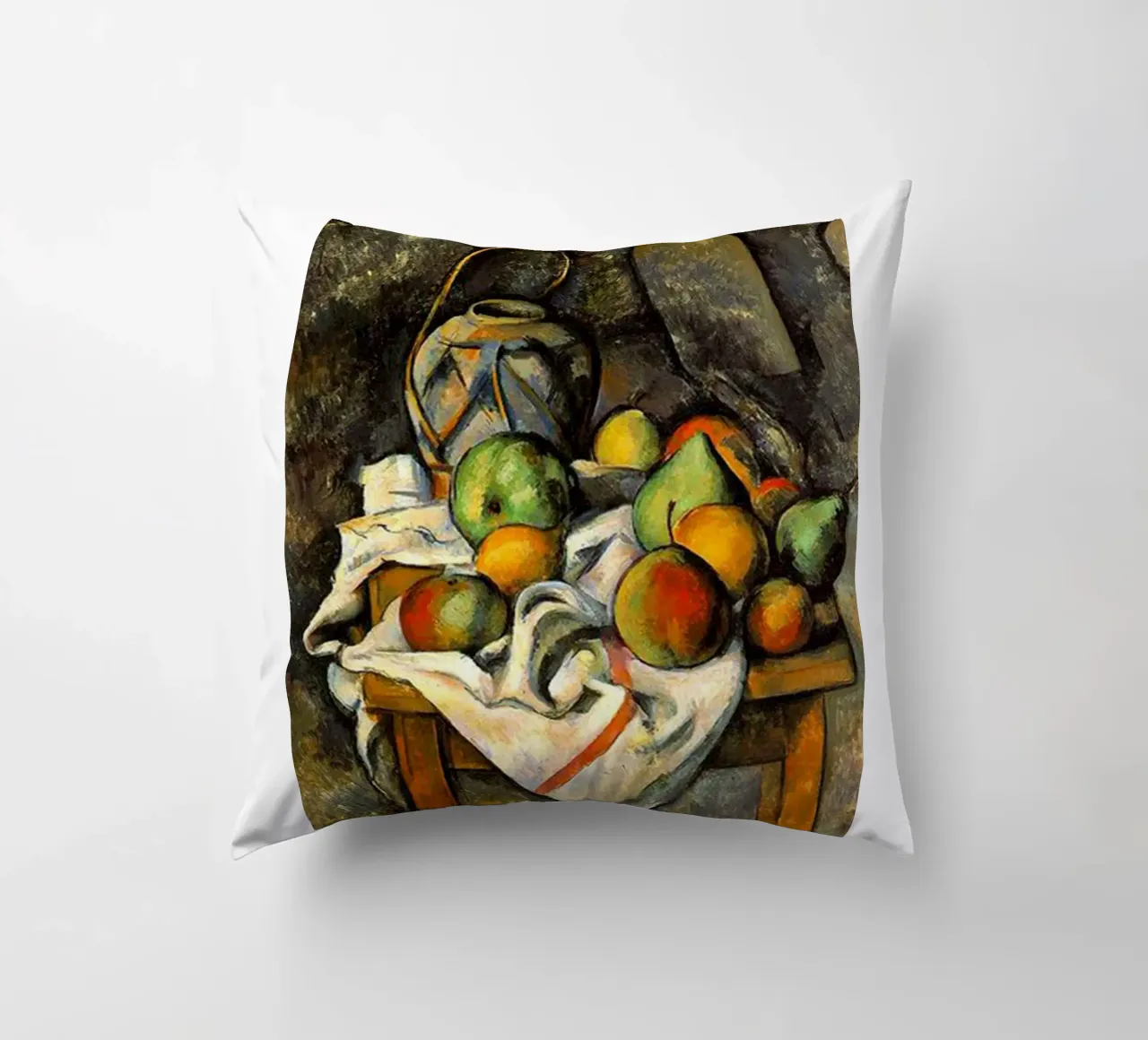 frutta in tavolo di legno cuscino da eternal nino