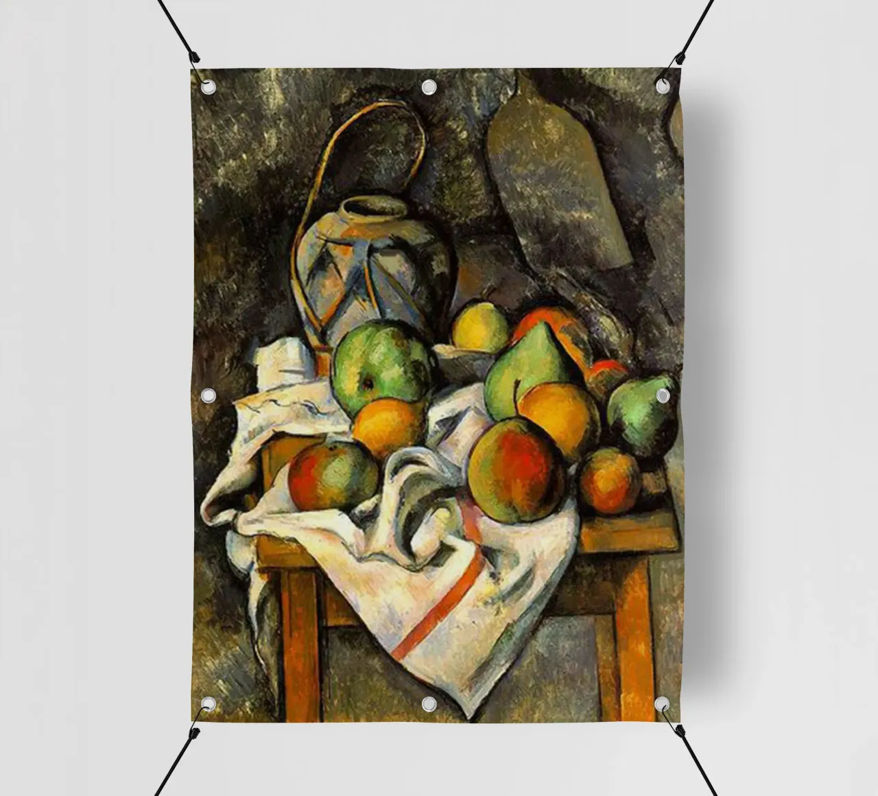 frutta in tavolo di legno telo in pvc da eternal nino