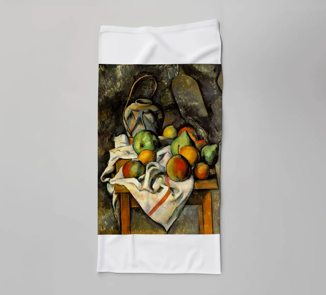 fruits dans une table en bois serviette de bain de eternal nino