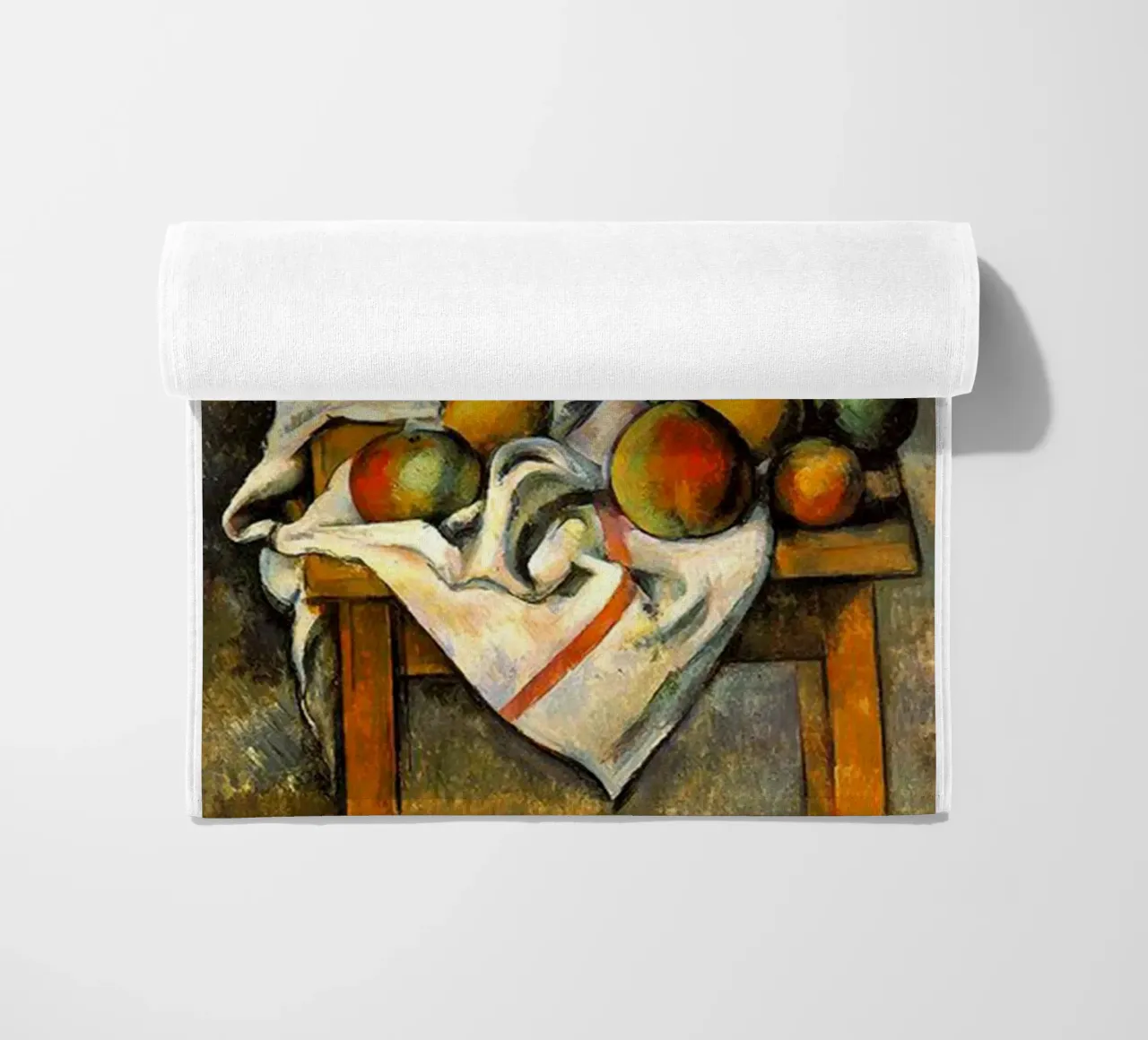 fruit in wood table beach towel by eternal nino